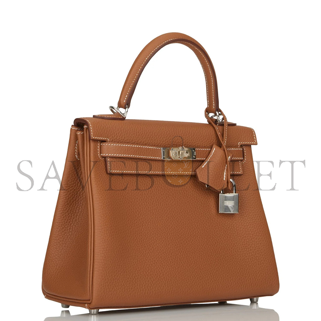 H**mes kelly retourne 25 gold togo palladium hardware (25*17*7cm)